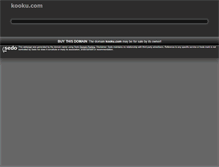 Tablet Screenshot of kooku.com